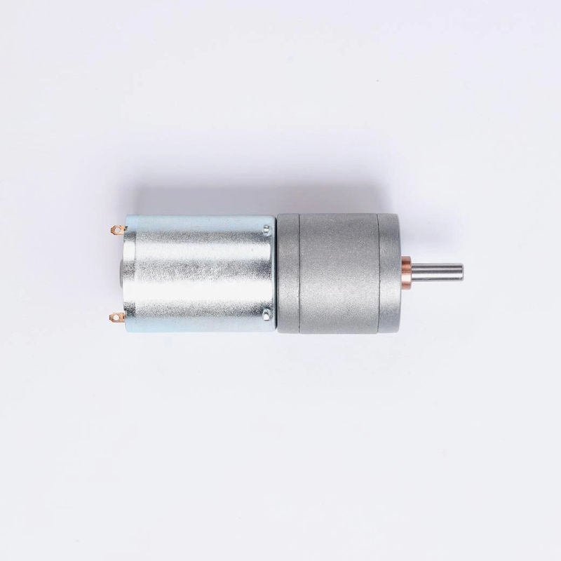 High Torque 200rpm Small 25mm Brushed DC Geared Motor 12V Continuous Current A 30A
